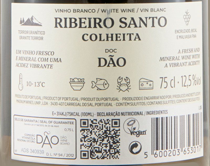 2025 Ribeiro Santo branco