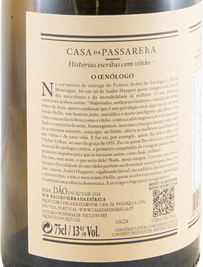 2024 Casa da Passarella O Oenologo Encruzado branco