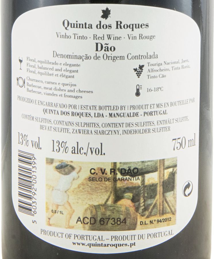 2022 Quinta dos Roques red