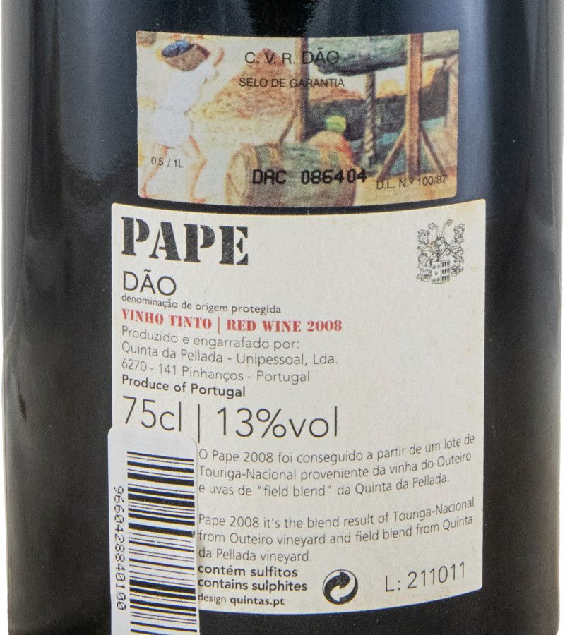2008 Quinta da Pellada Pape tinto