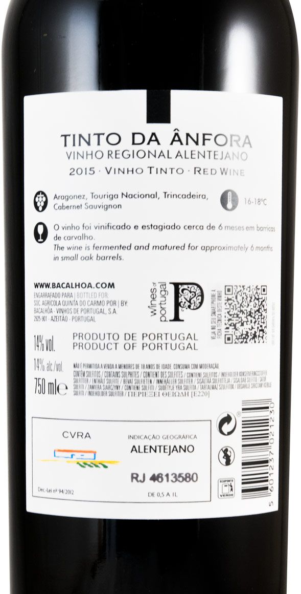 2015 Tinto da Ânfora red