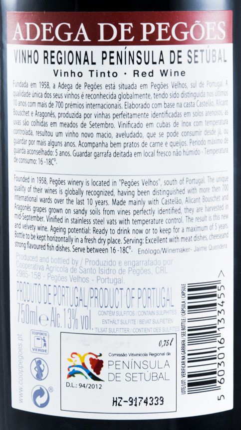 2017 Pegões Regional red