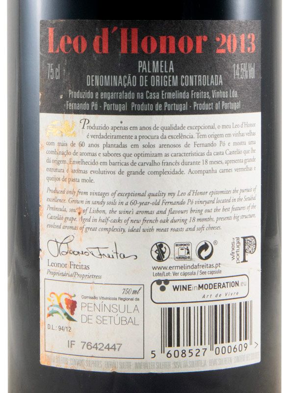 2013 Casa Ermelinda Freitas Leo d'Honor red