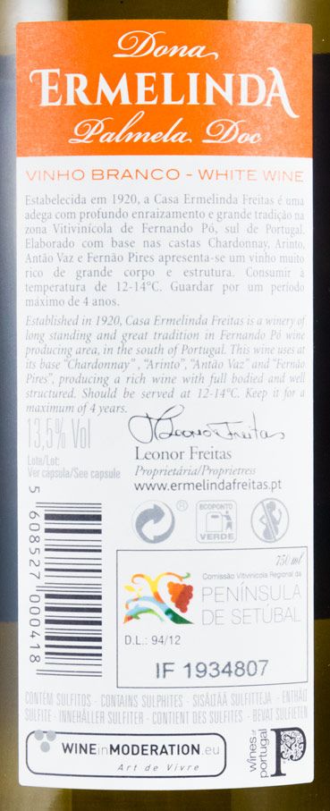 2017 Dona Ermelinda white