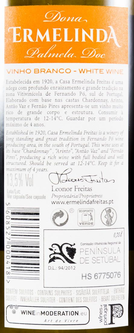 2016 Dona Ermelinda white