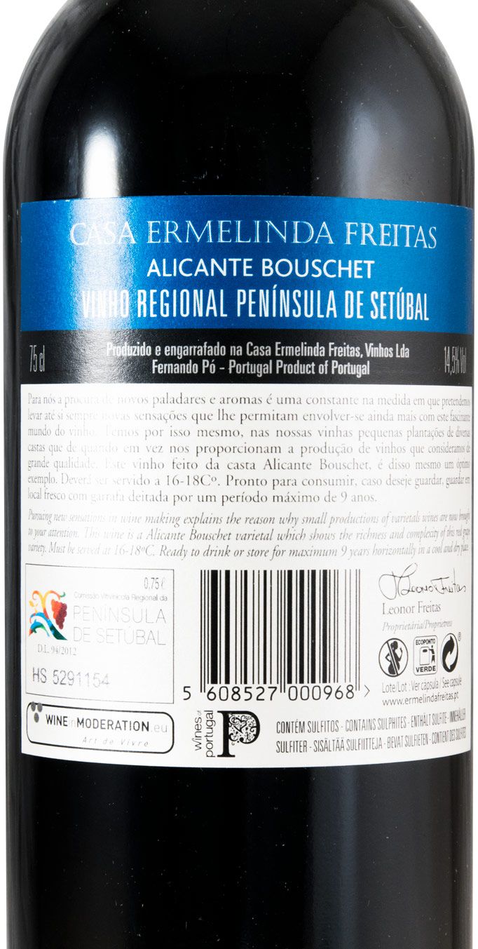2015 Casa Ermelinda Freitas Alicante Bouschet tinto