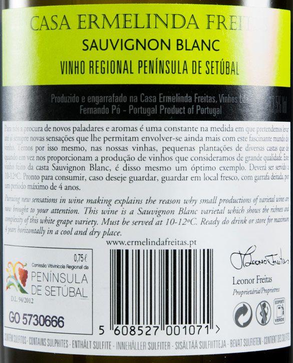 2017 Casa Ermelinda Freitas Sauvignon Blanc branco