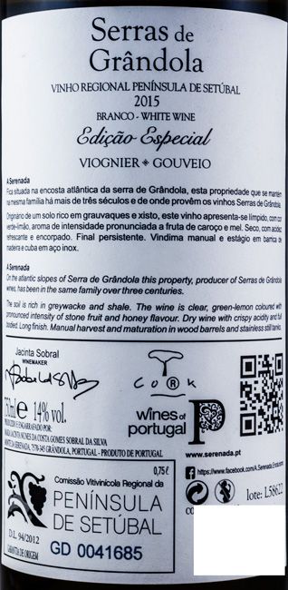 2015 Serras de Grândola Edição Especial branco