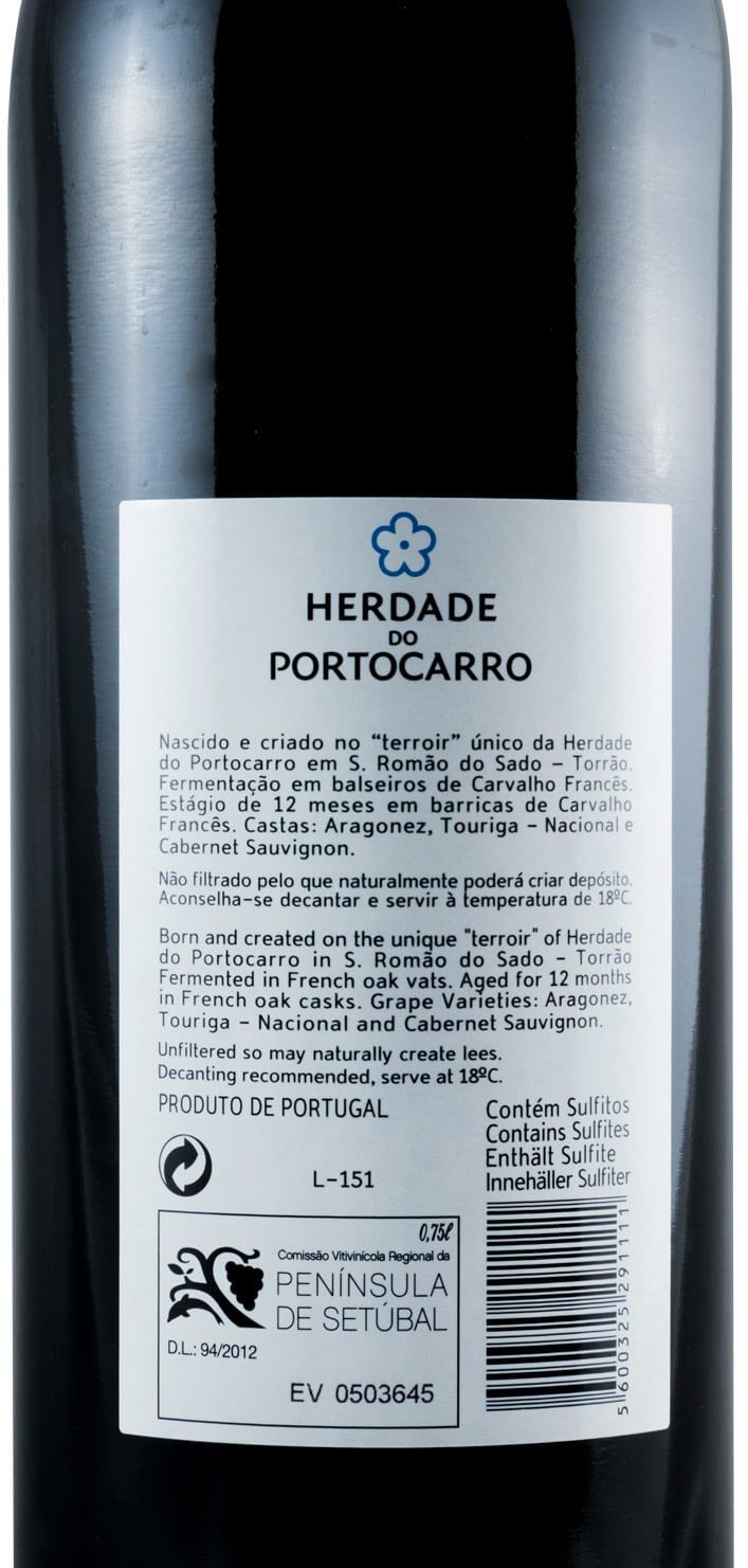 2015 Herdade do Portocarro red
