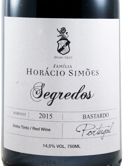 2015 Horácio Simões Segredos Bastardo tinto
