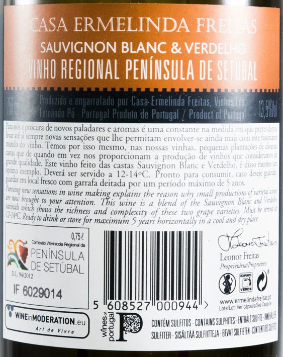 2017 Casa Ermelinda Freitas Sauvignon & Verdelho white