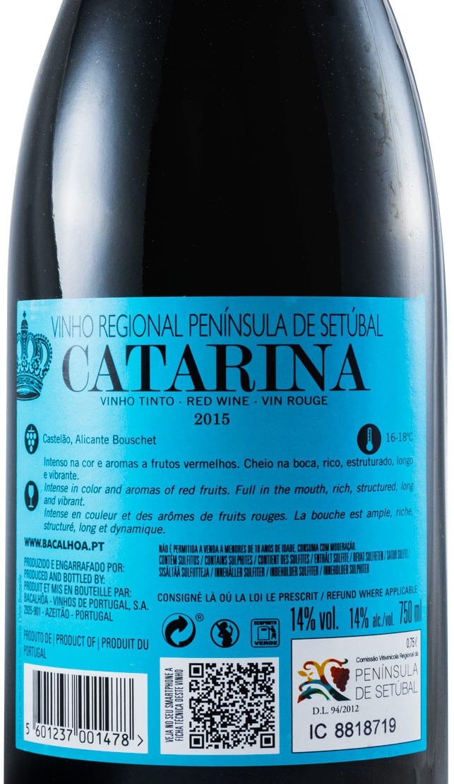 2015 Bacalhôa Catarina red
