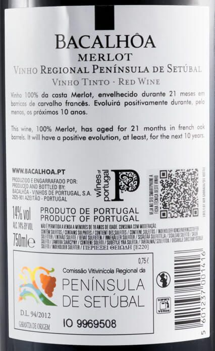2016 Bacalhôa Merlot red
