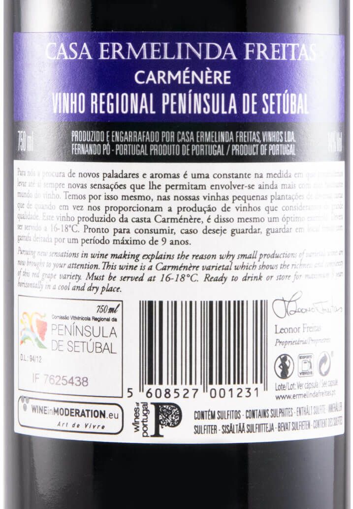 2016 Ermelinda Freitas Carmenere Reserva tinto