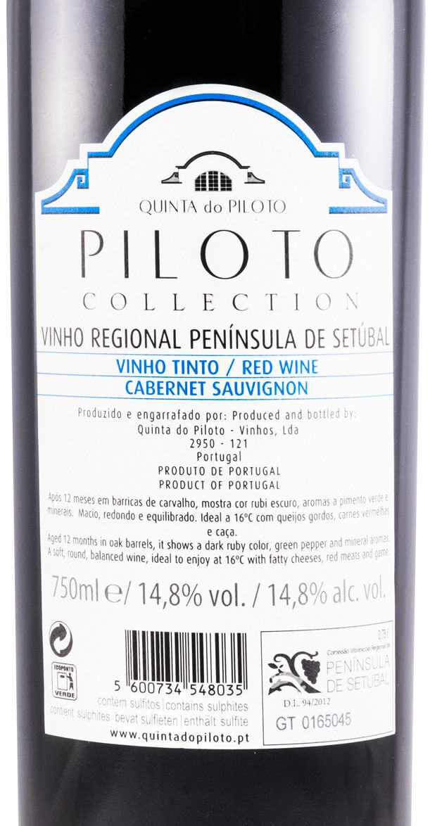 2017 Piloto Collection Cabernet Sauvignon red