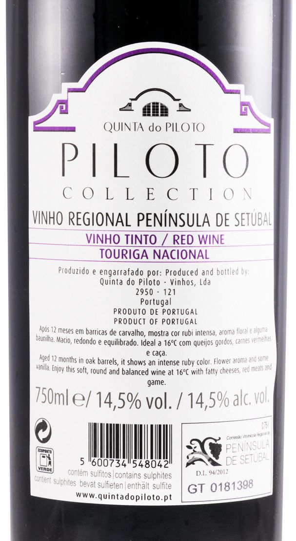 2017 Piloto Collection Touriga Nacional tinto