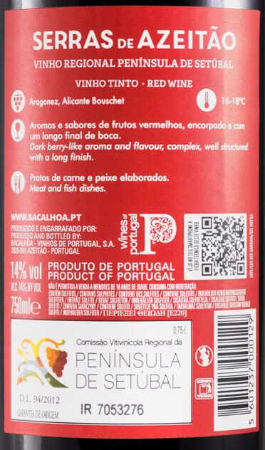 2019 Serras de Azeitão red