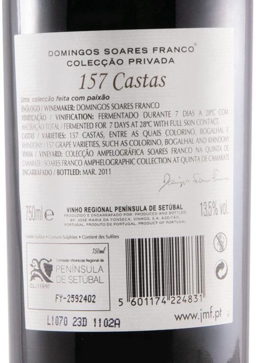 2010 Domingos Soares Franco Colecção Privada 157 Castas tinto
