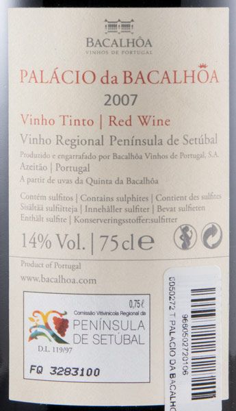 2007 Palácio da Bacalhôa red