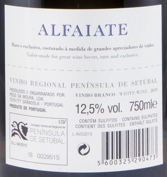 2019 Herdade do Portocarro Alfaiate white