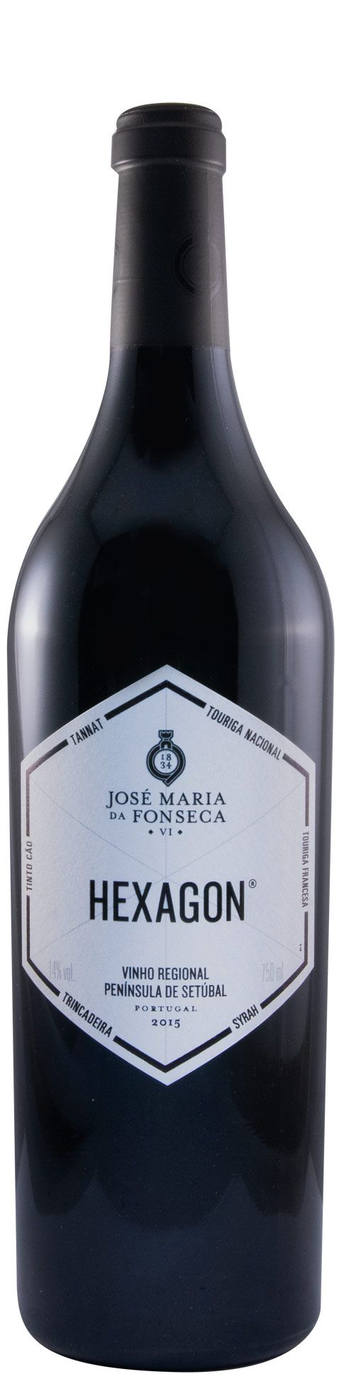 2015 José Maria da Fonseca Hexagon red