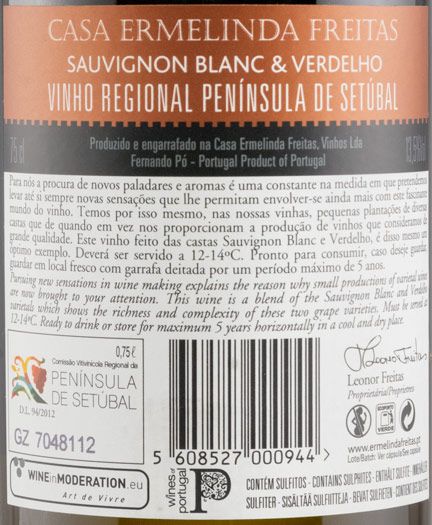 2019 Casa Ermelinda Freitas Sauvignon Blanc & Verdelho branco