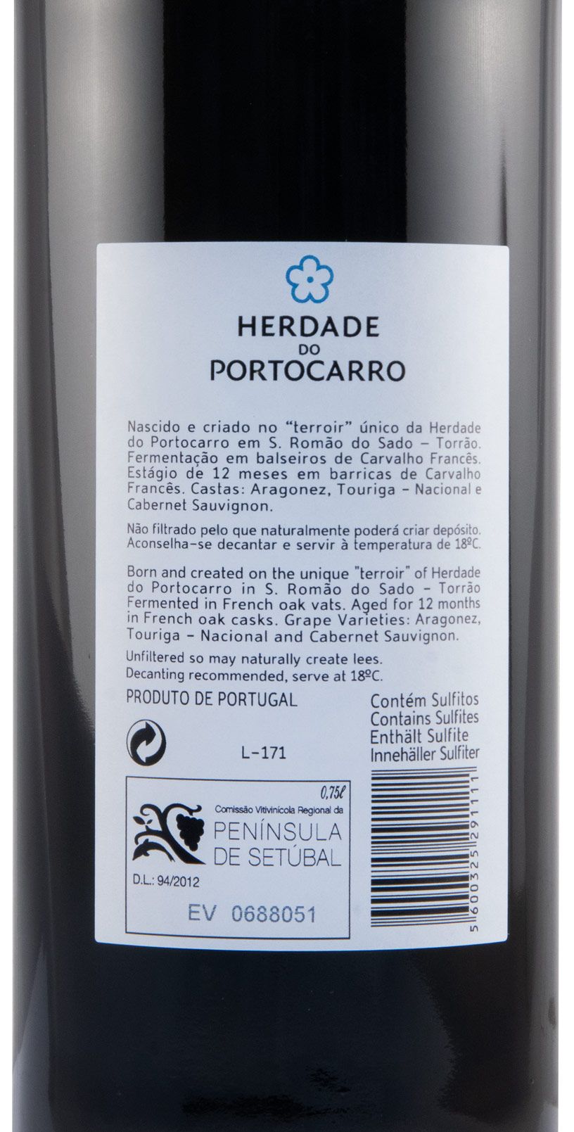 2017 Herdade do Portocarro red