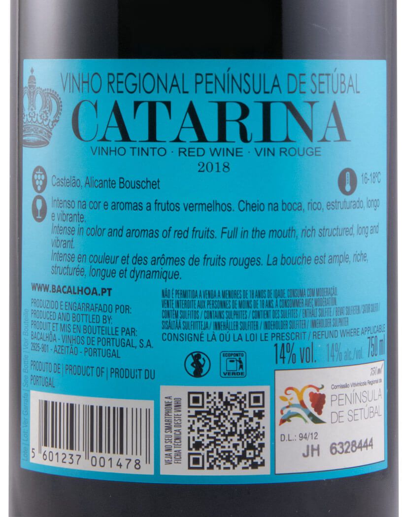 2018 Bacalhôa Catarina red