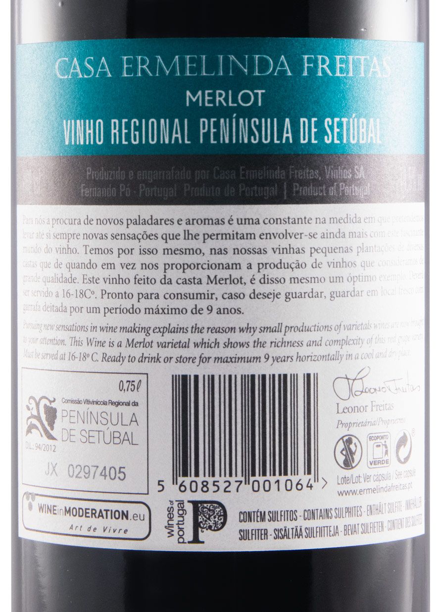 2019 Casa Ermelinda Freitas Merlot Reserva red