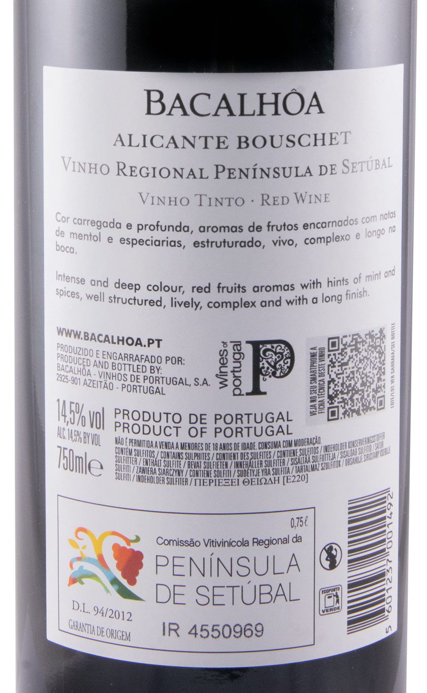 2017 Bacalhôa Alicante Bouschet red