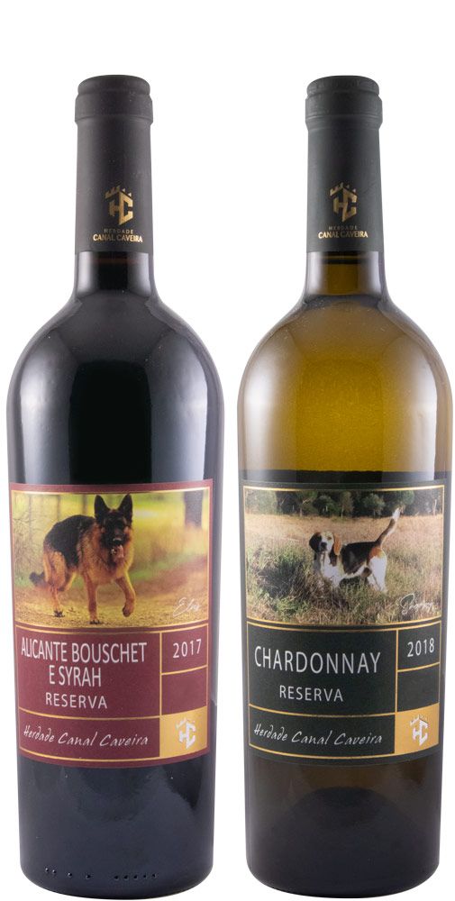 Conjunto Herdade Canal Caveira Reserva (2x75cl)