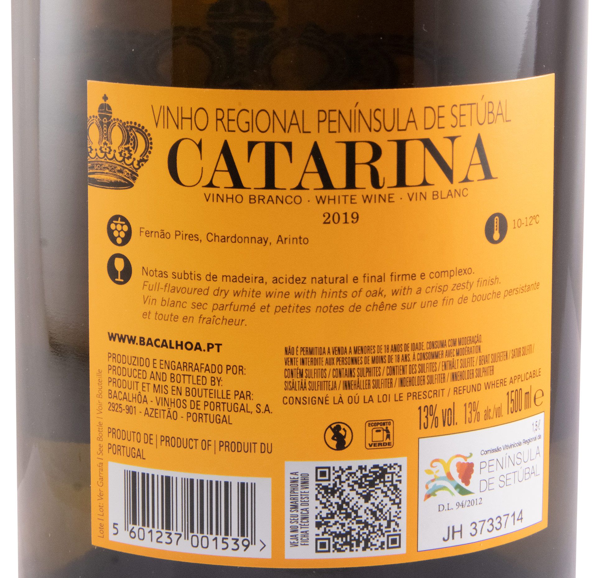 2019 Bacalhôa Catarina white 1.5L