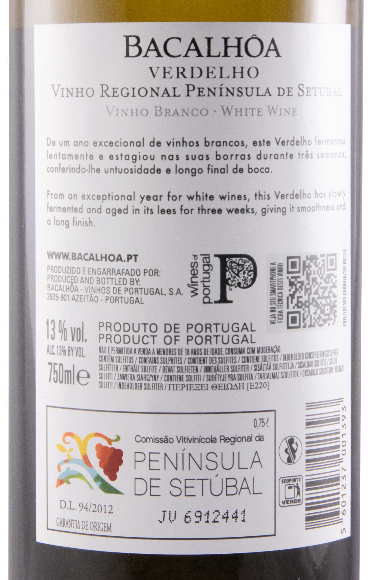 2021 Bacalhôa Verdelho white