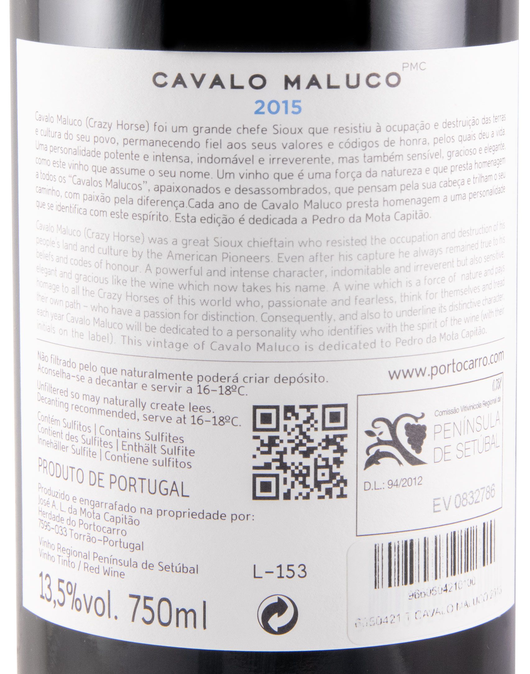 2015 Cavalo Maluco tinto