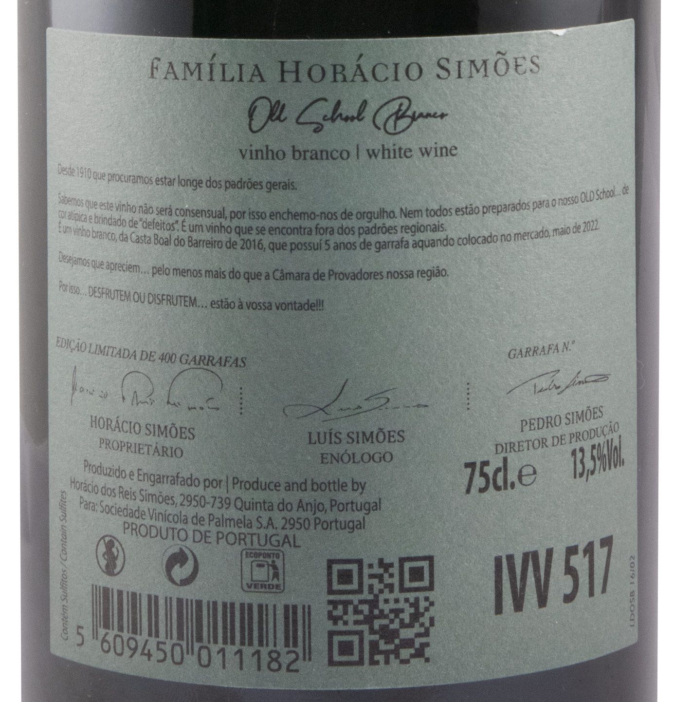 2016 Horácio Simões Old School branco