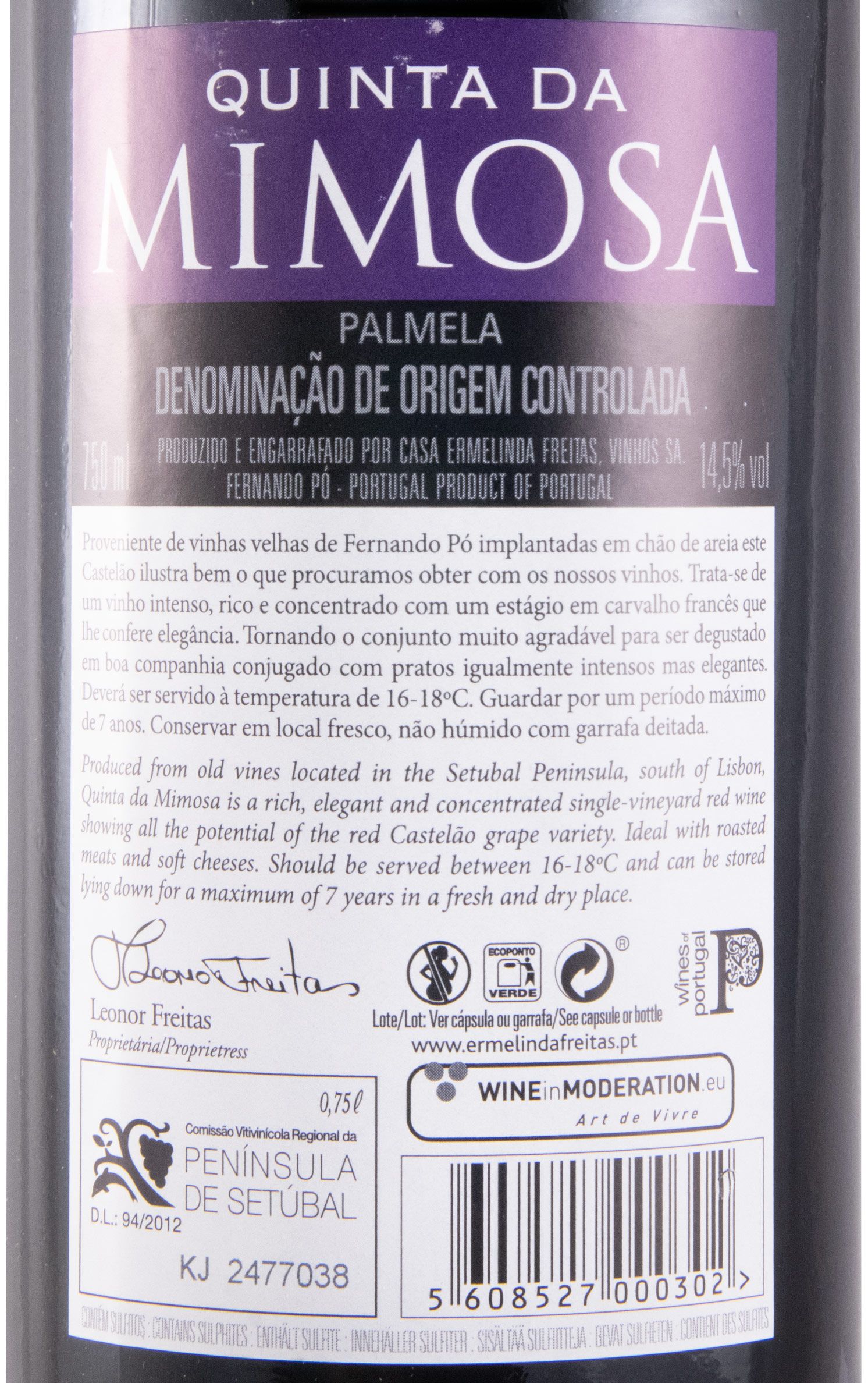 2021 Quinta da Mimosa red
