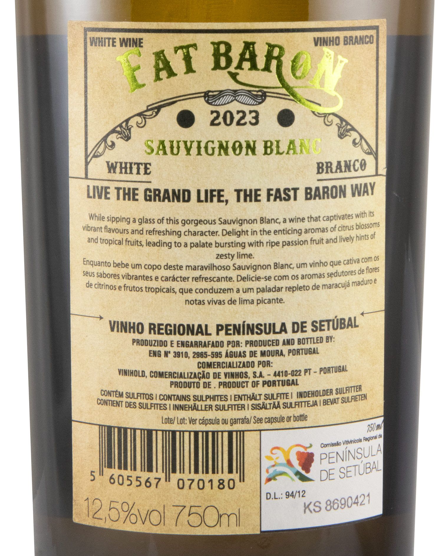 2023 Casa Ermelinda Freitas Fat Baron Sauvignon Blanc branco