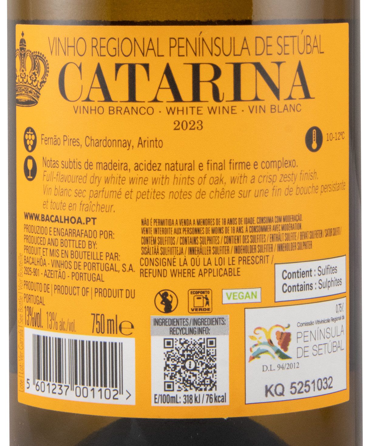 2023 Bacalhôa Catarina branco