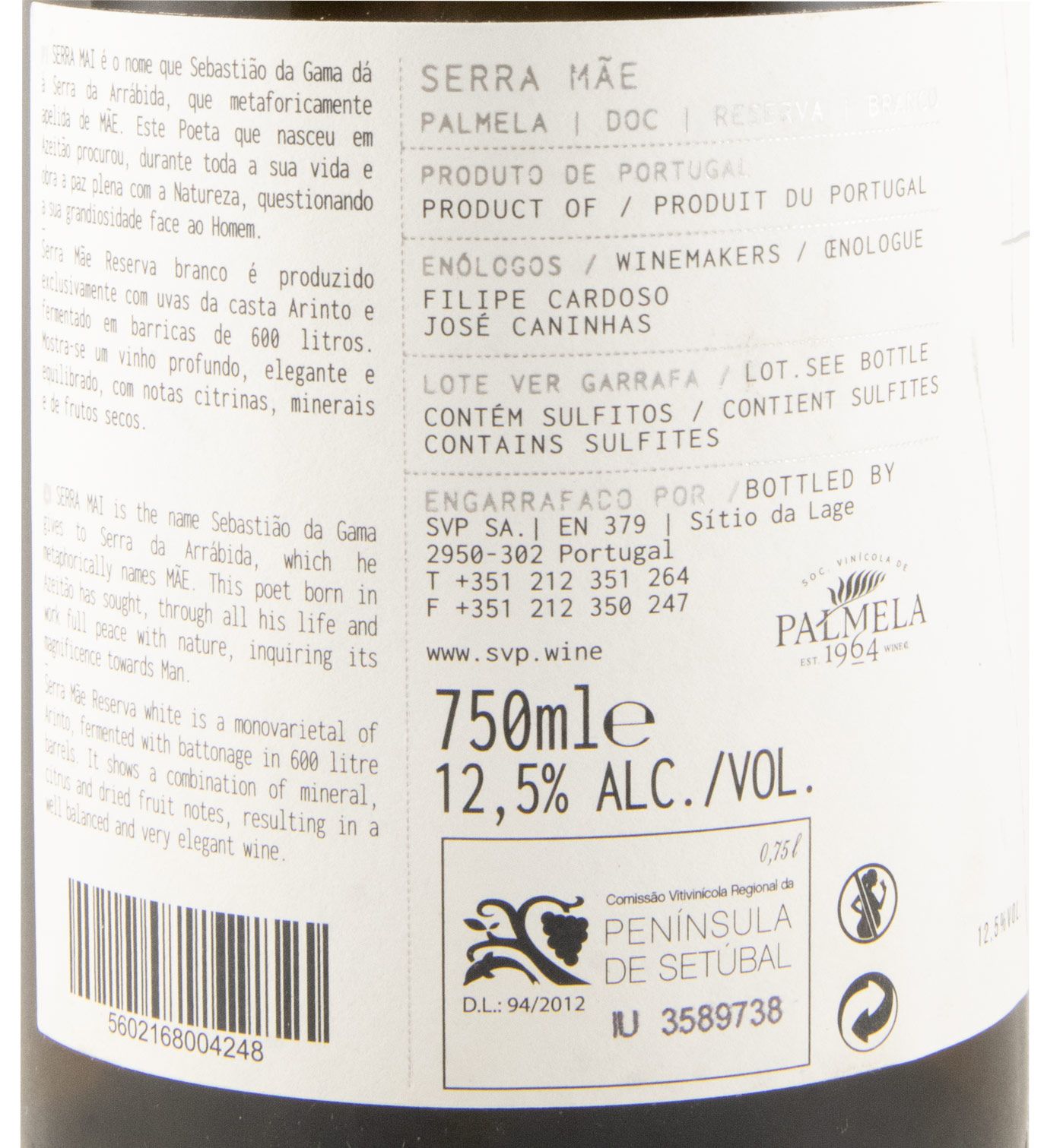 2022 Serra Mãe Reserva branco