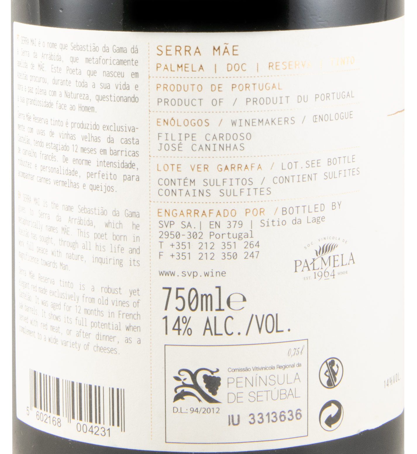 2020 Serra Mãe Reserva tinto