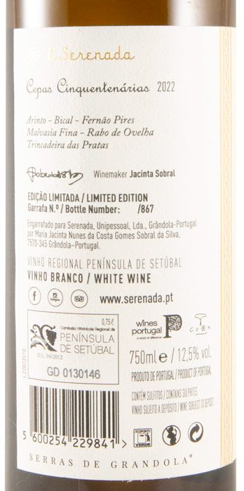 2022 Cepas Cinquentenárias white
