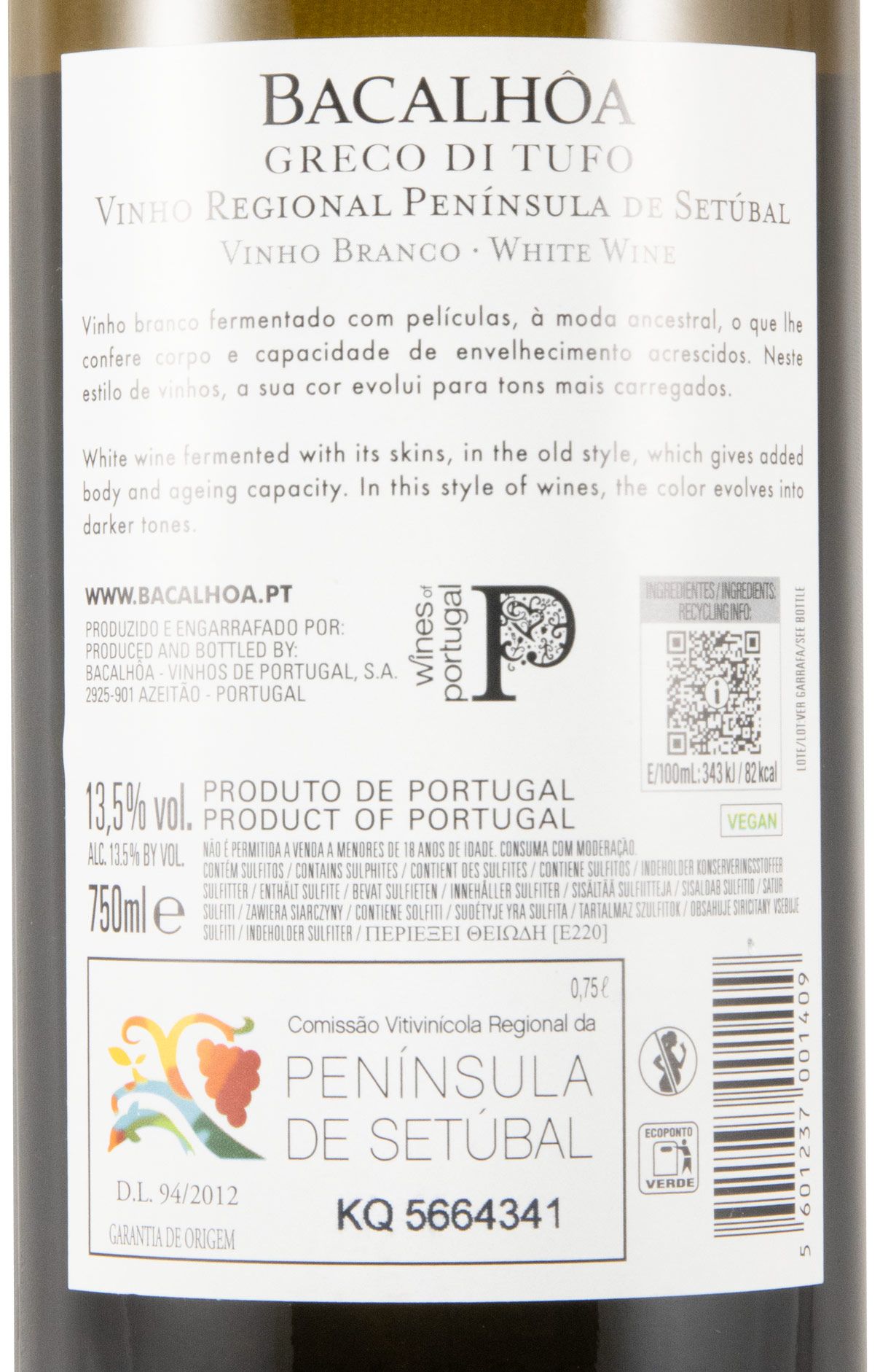 2023 Bacalhôa Greco di Tufo branco
