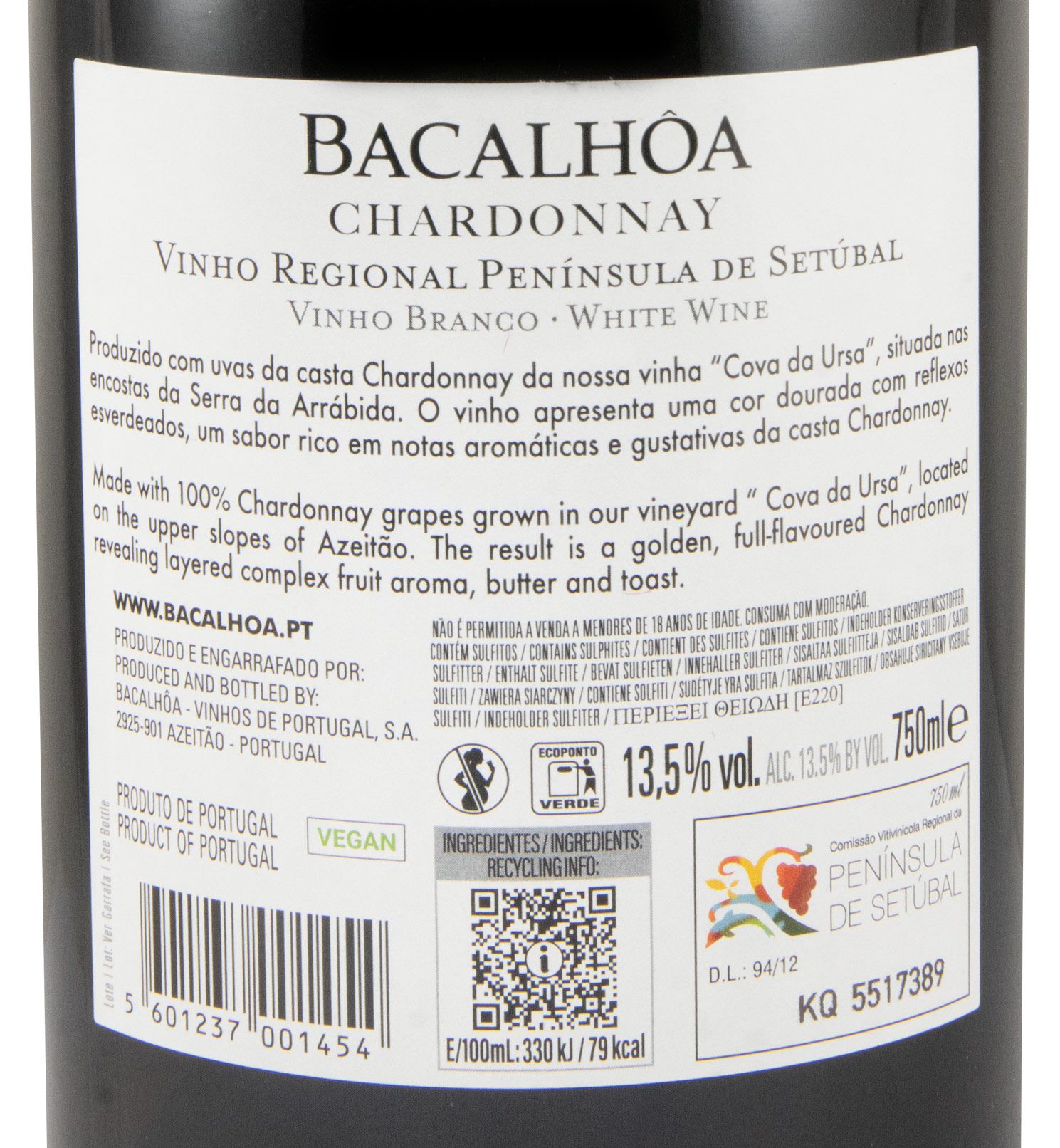 2023 Quinta da Bacalhôa Chardonnay white