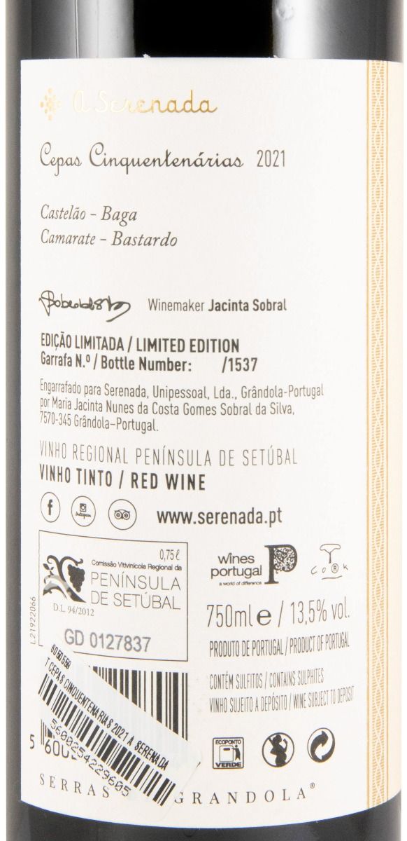 2021 Cepas Cinquentenárias tinto