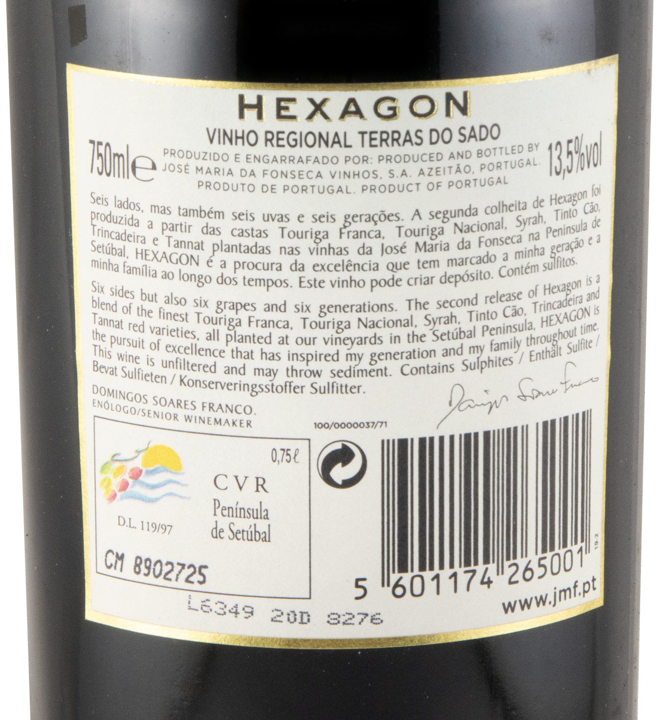 2005 José Maria da Fonseca Hexagon tinto
