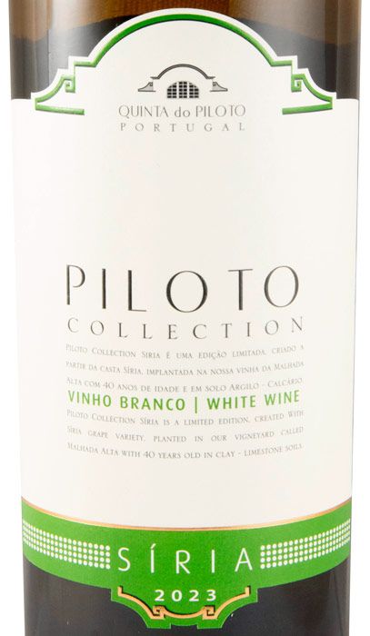2023 Quinta do Piloto Collection Síria branco (rótulo danificado)