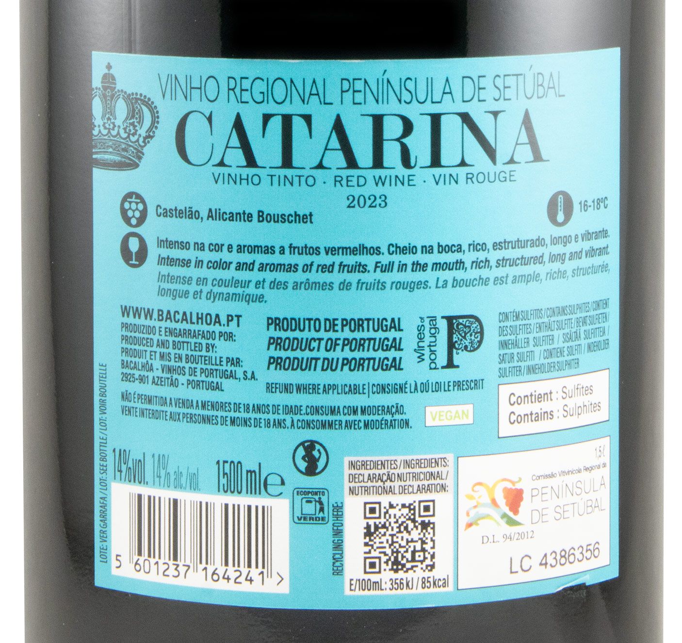 2023 Bacalhôa Catarina red 1.5L