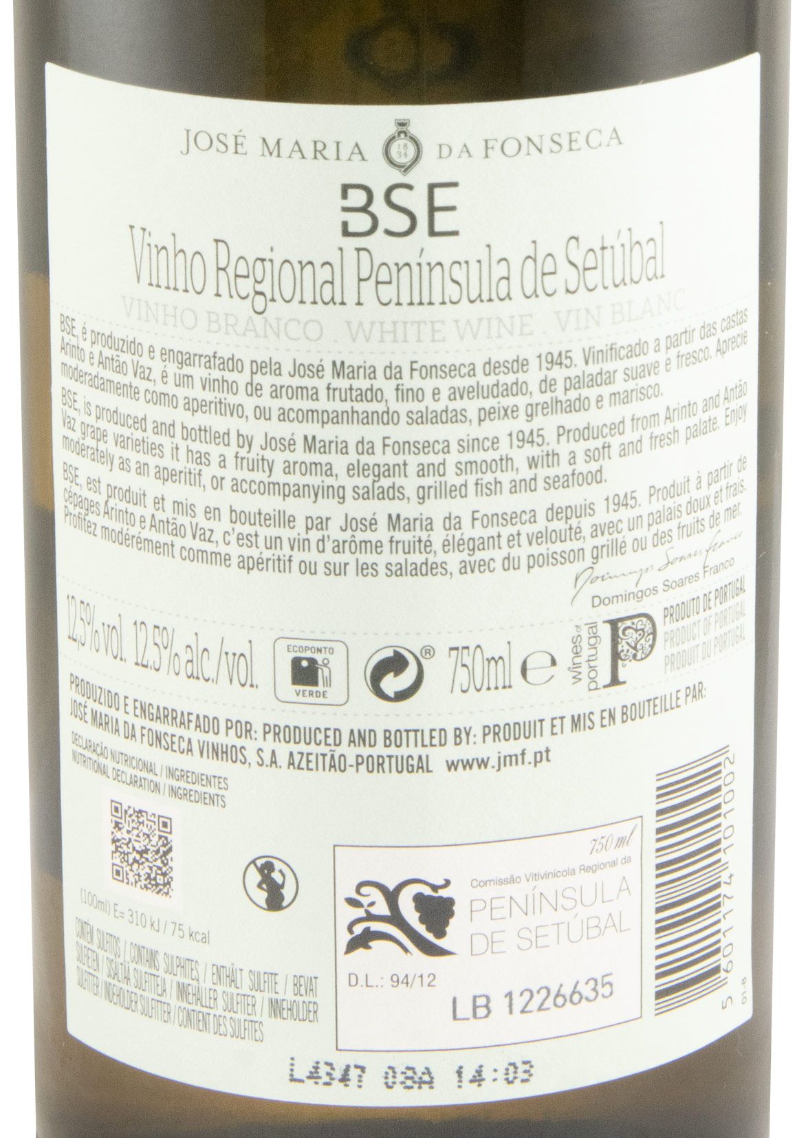 2024 José Maria da Fonseca BSE branco