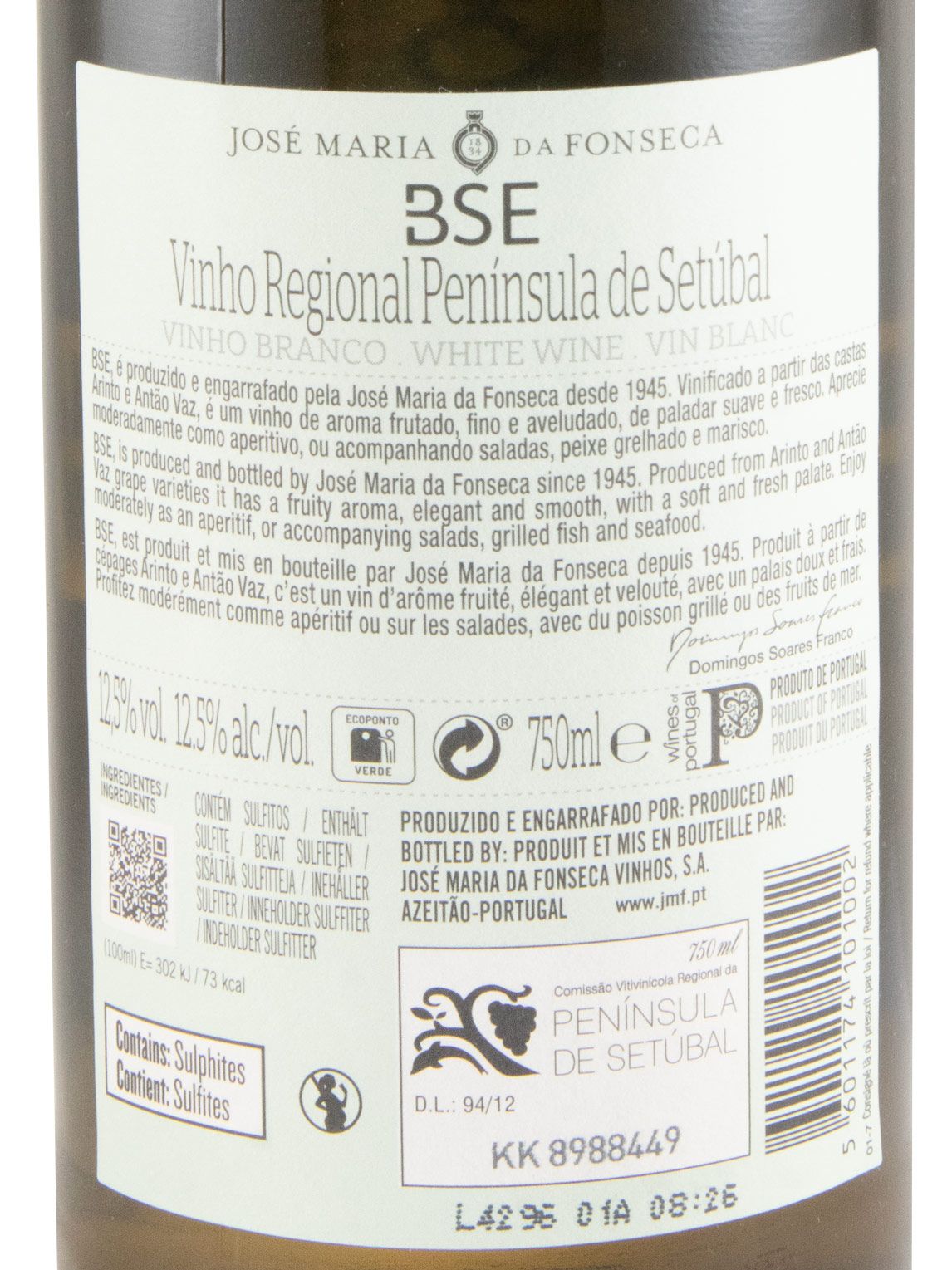 2023 José Maria da Fonseca BSE branco
