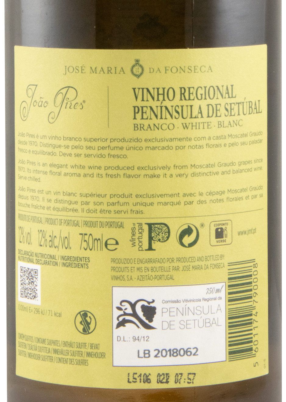 2024 José Maria da Fonseca João Pires white